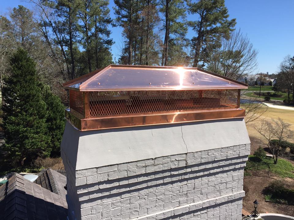 copper chimney cap